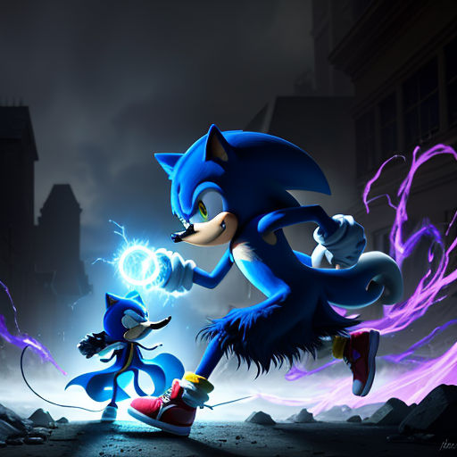 Epic Dark Sonic by JackTheKnight by JackTheKnight