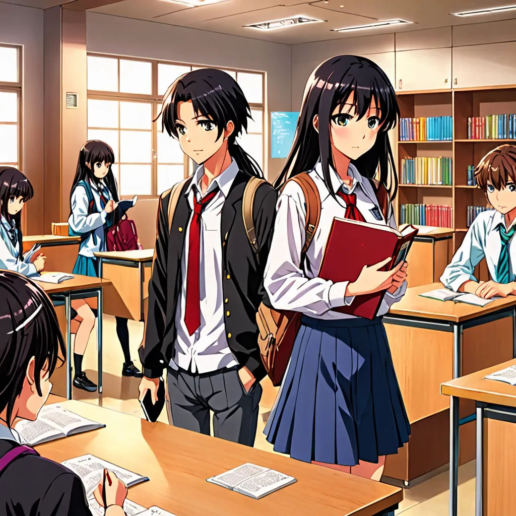 The Class Representative was popular and adored by everyone. He was kind and approachable, but she was too shy to confess her feelings.
