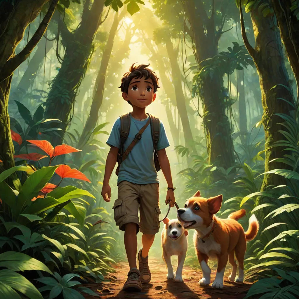 The Lost Puppy in the Jungle