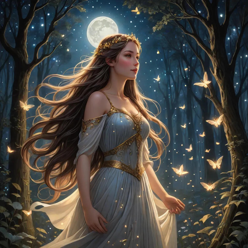 The Magical Moonlight Forest