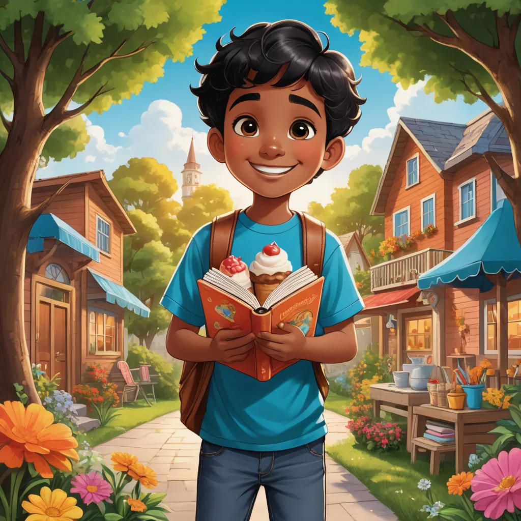 The Boy and the Magical Book