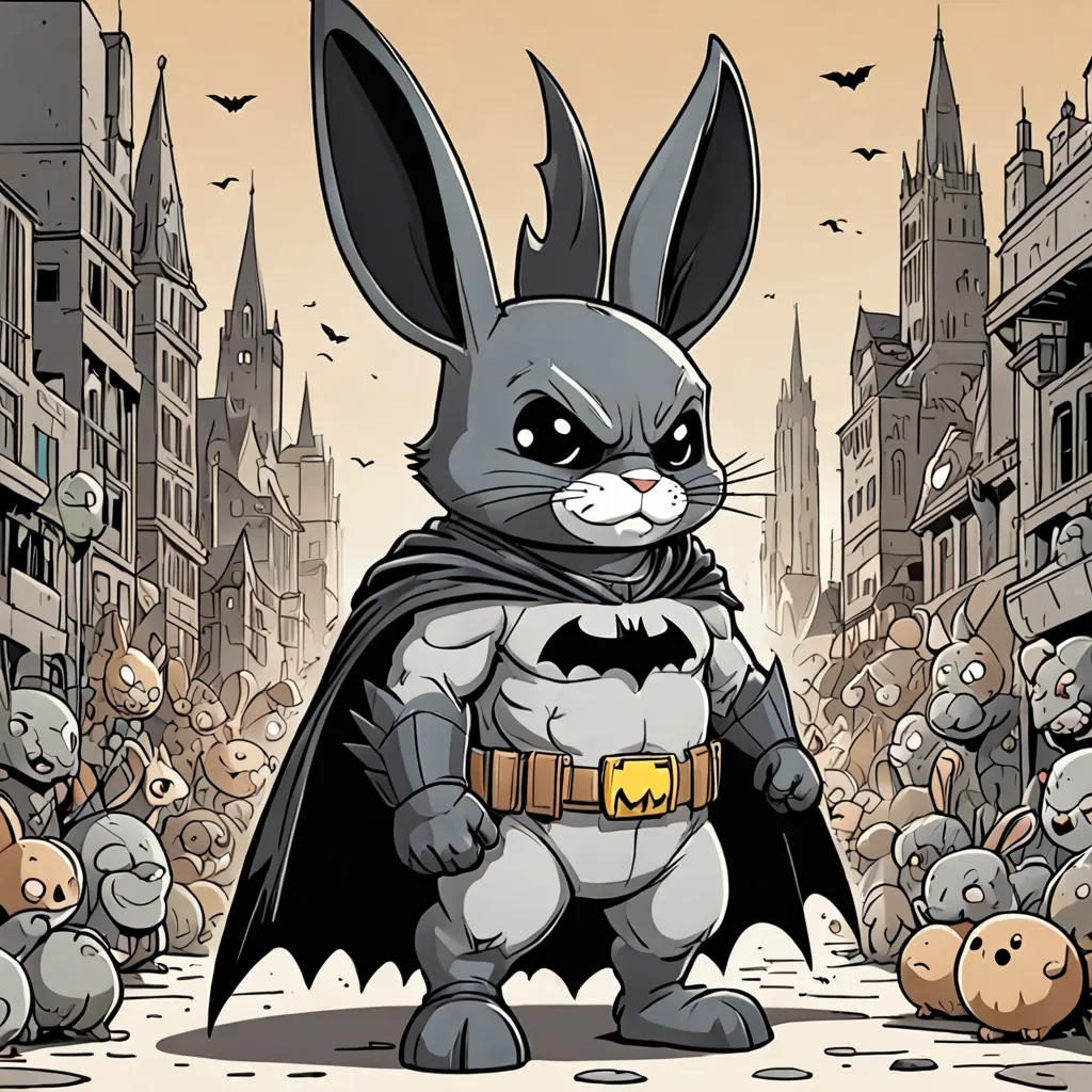 Monster Batman and the Magic Bunny