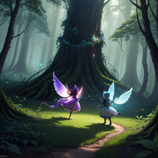 forest fairies wallpaper