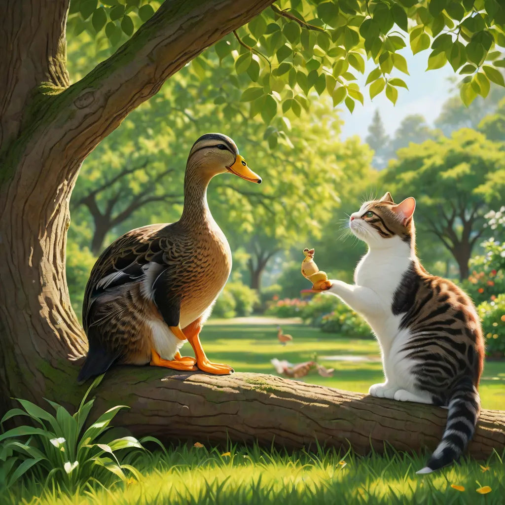 The Tree-Climbing Duck and the Swimming Cat