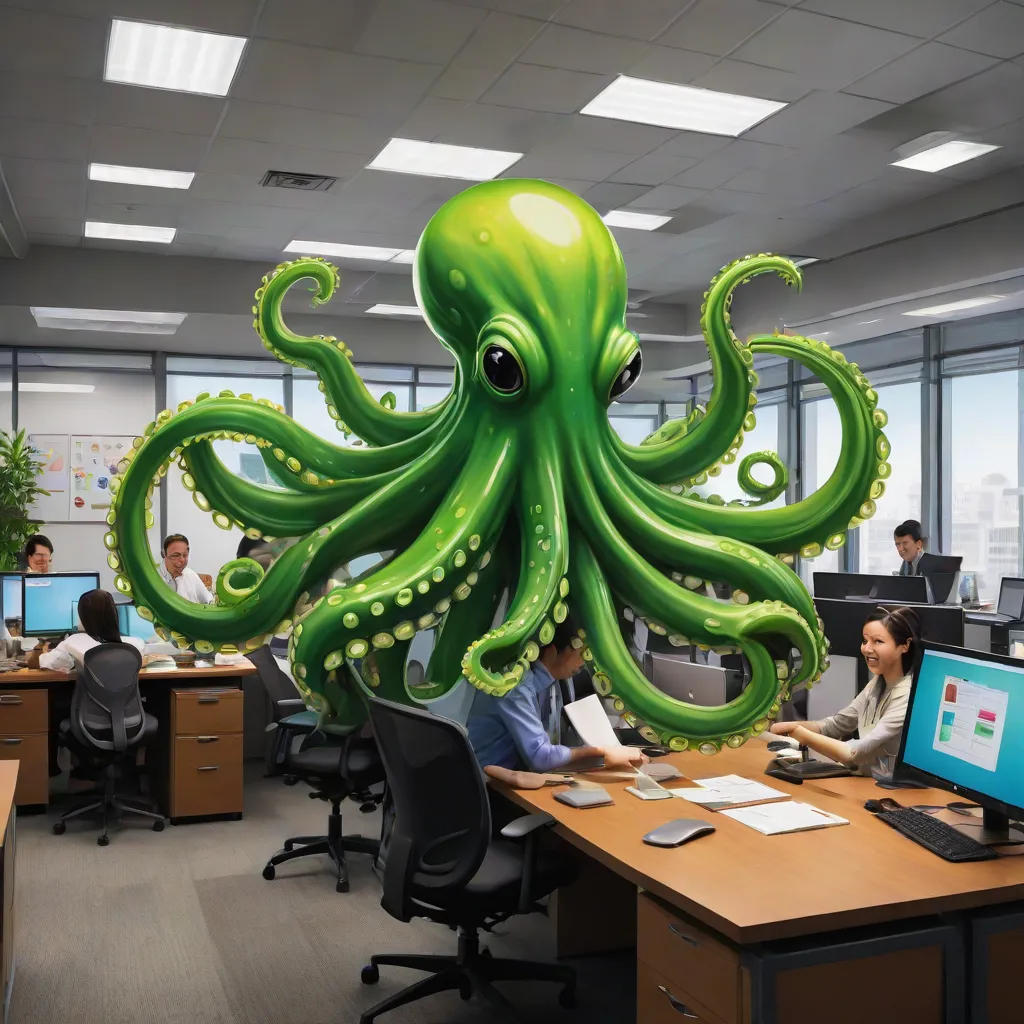 The Green Dancing Octopus