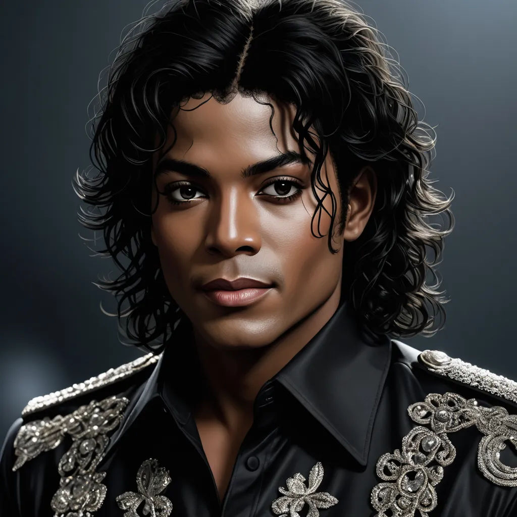 a painting of a man with a black shirt and a black shirt with silver trims on his shirt, gothic art, a photorealistic painting, A. B. Jackson, realistic shaded perfect face