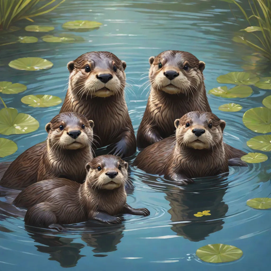The Otter Family's Big Adventure