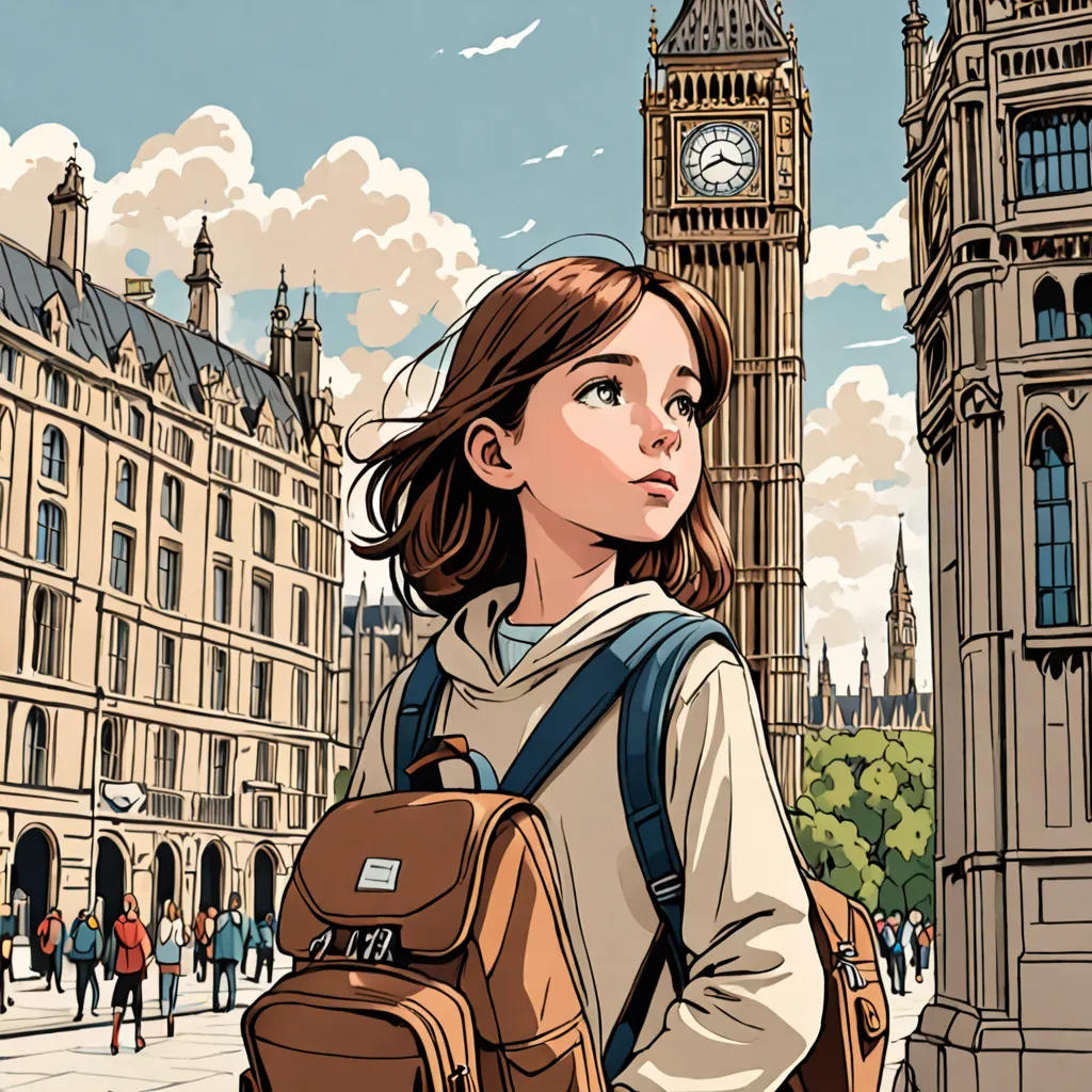Little Girl's London Adventure