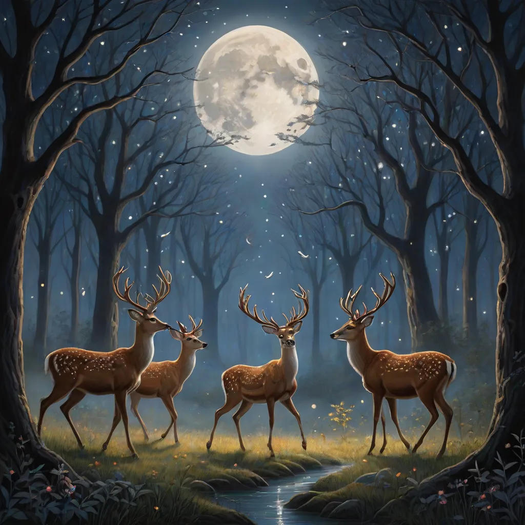 The Dancing Deer and the Witch of the Lake