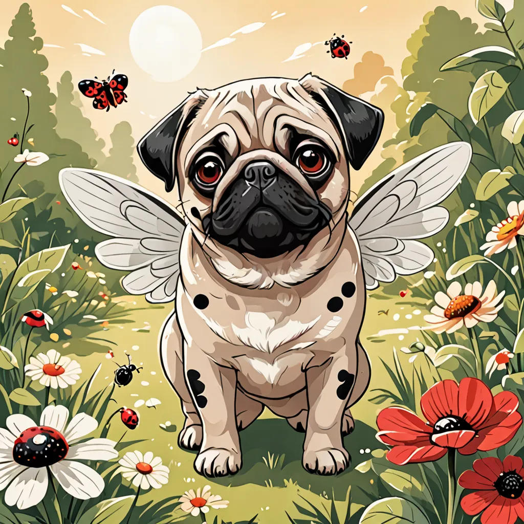 Stanley the Pug-Ladybug