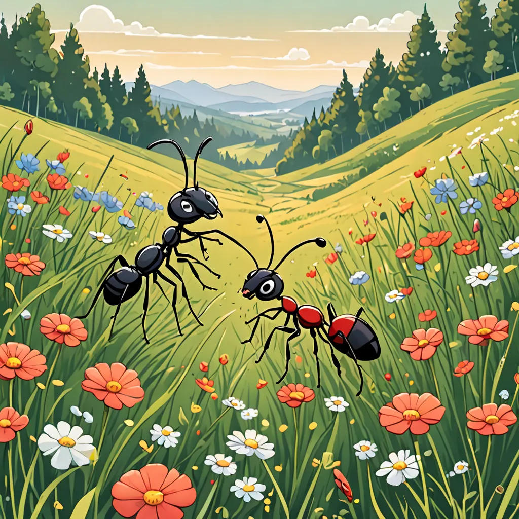The Adventures of Andy and Annie: A Tale of Two Ants
