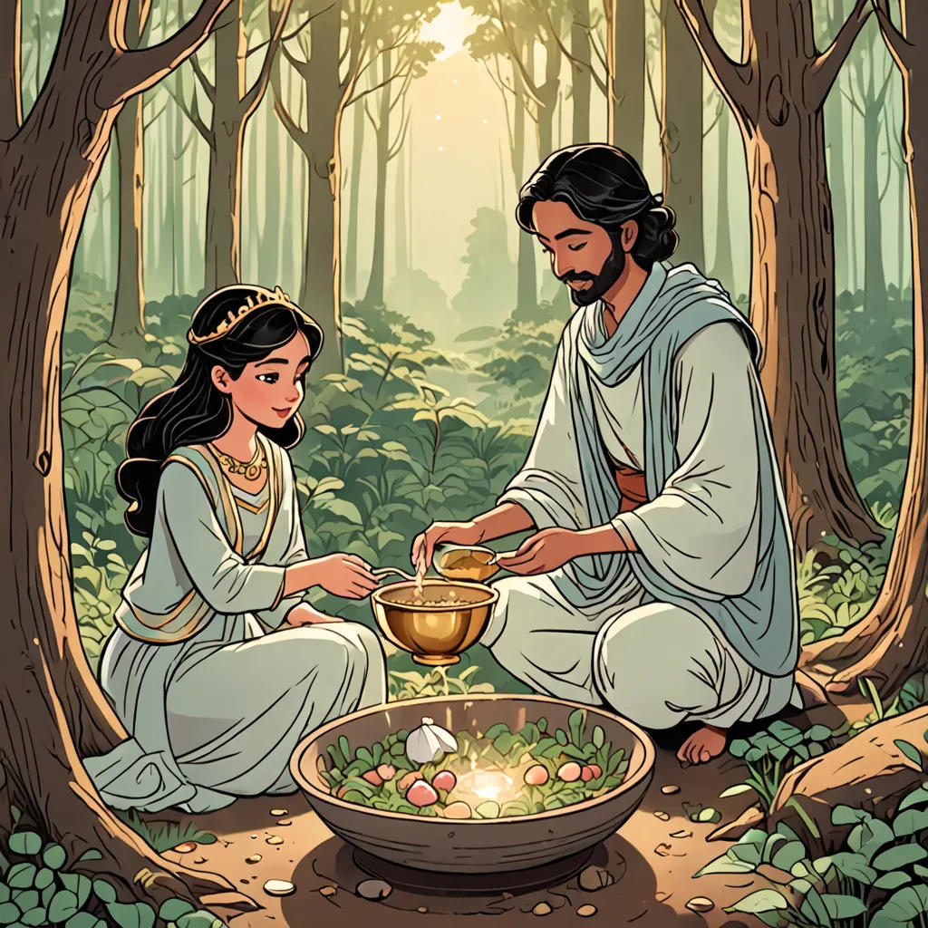 The Enchanted Bowl: A Tale of Kindness
