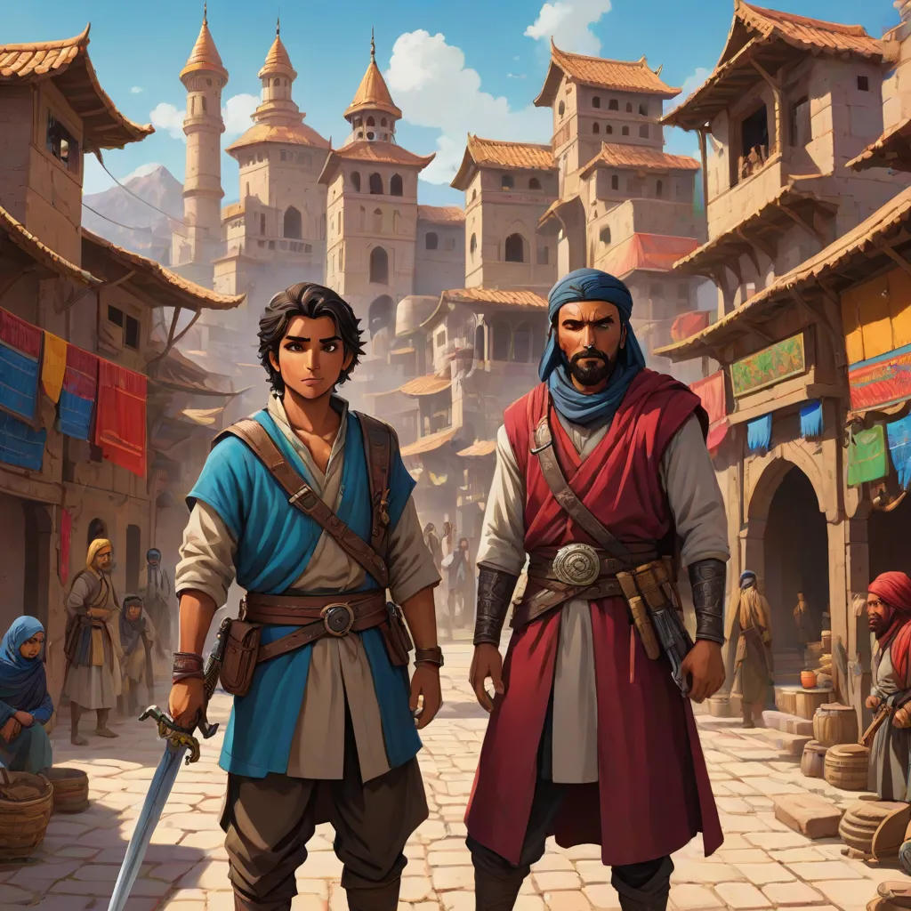 The Tale of Kinan the Brave and His Brother Saleh the Stingy