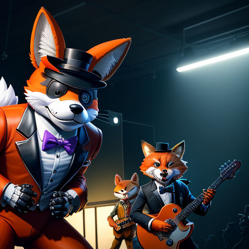 During FNAF 4, does Freddy, Bonnie, Chica, and Foxy exist yet as