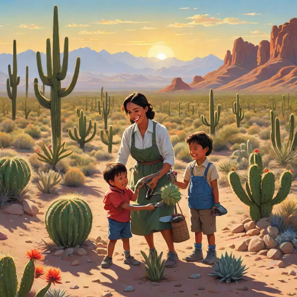 The Lopez Family's Cactus Adventure