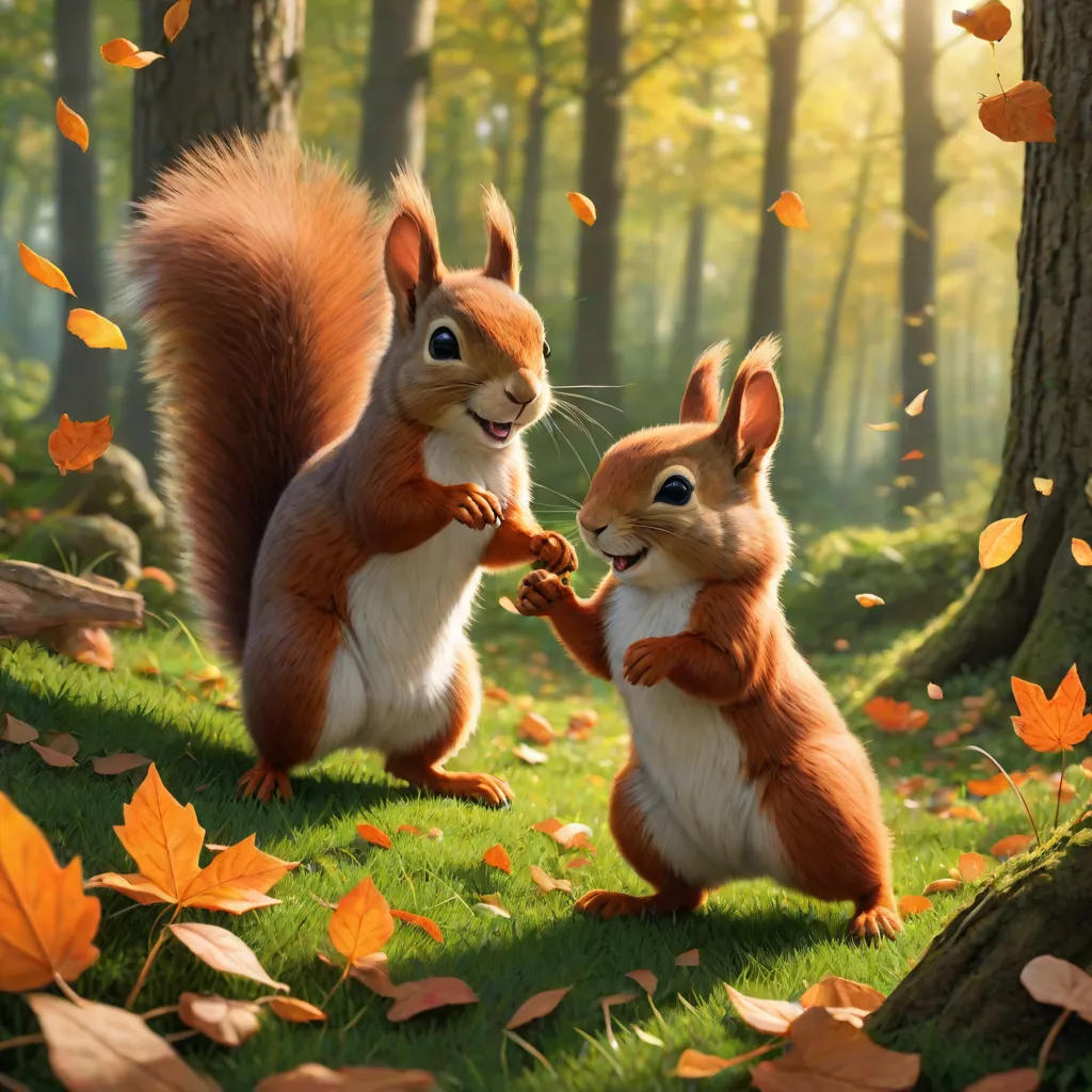 Squirrel's First Day