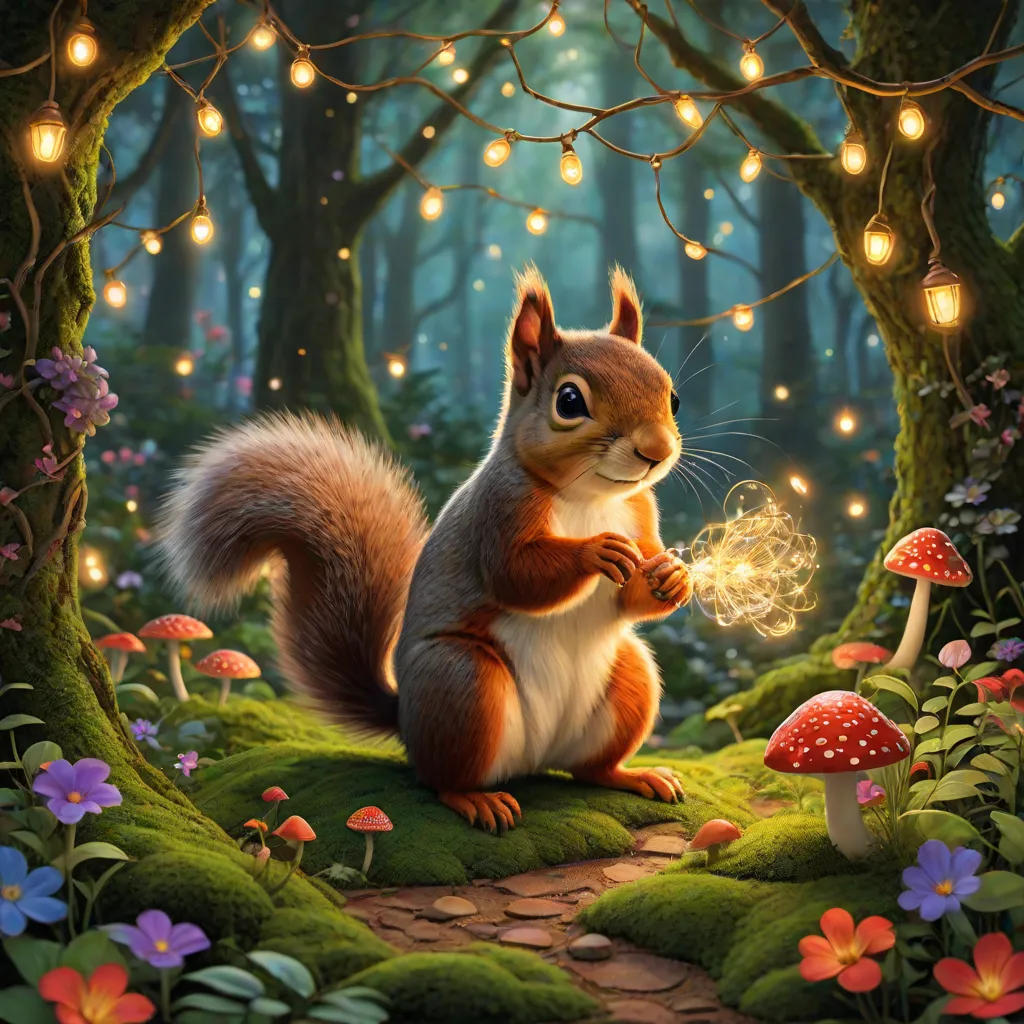 Sammy the Squirrel's Magical Adventure