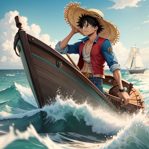 Pirate Monkey D luffy from One Piece by ishan730