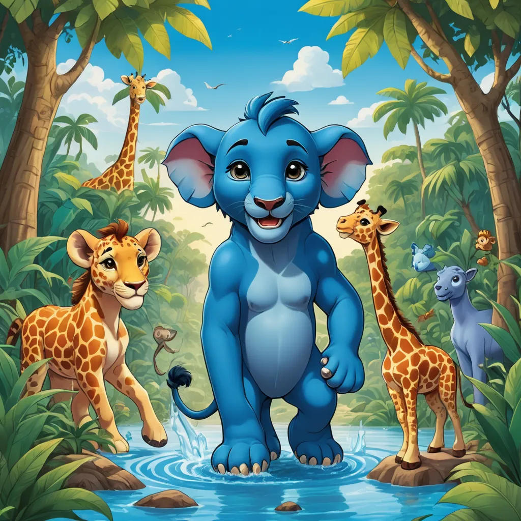 The Blue Lion's Adventure