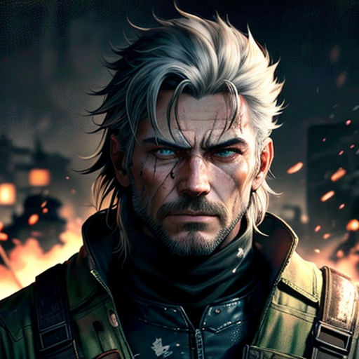 a man with a beard and a beard in a video game character avatar, looking at the camera with a serious look on his face