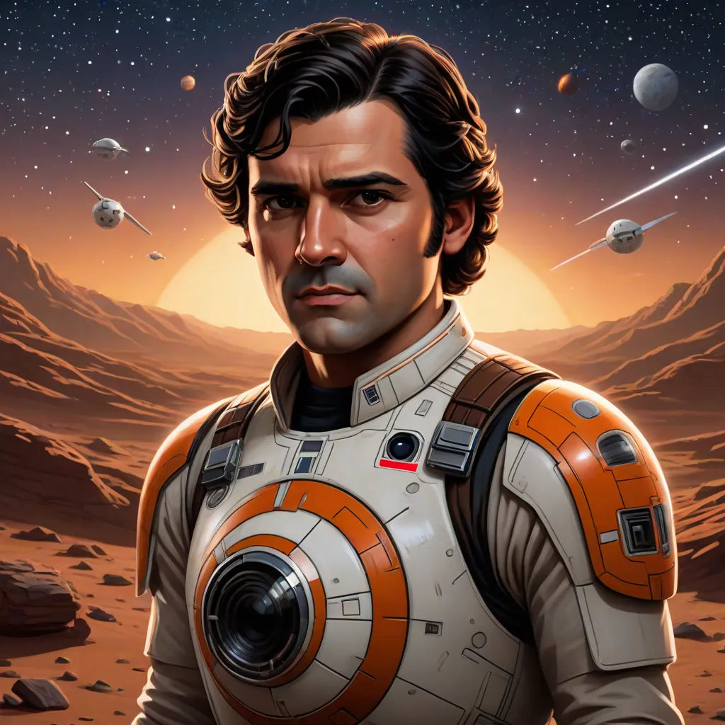 En una galaxia muy, muy lejana, BB-8 estaba en una misión especial. Tenía que encontrar a su amigo, el piloto Poe Dameron.