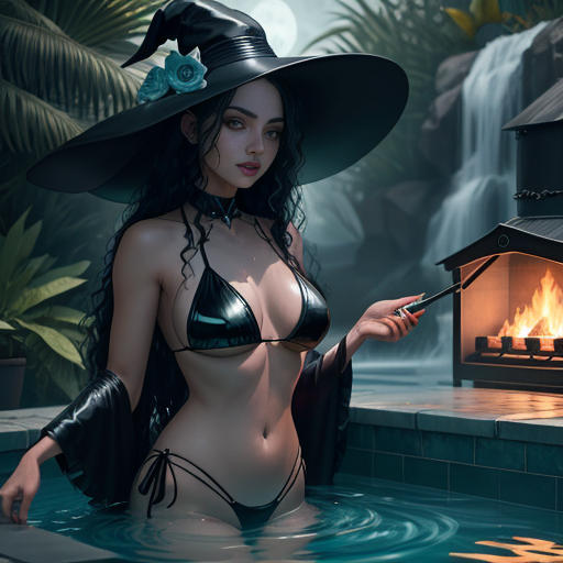 The Cannibal Witch's Pool Party