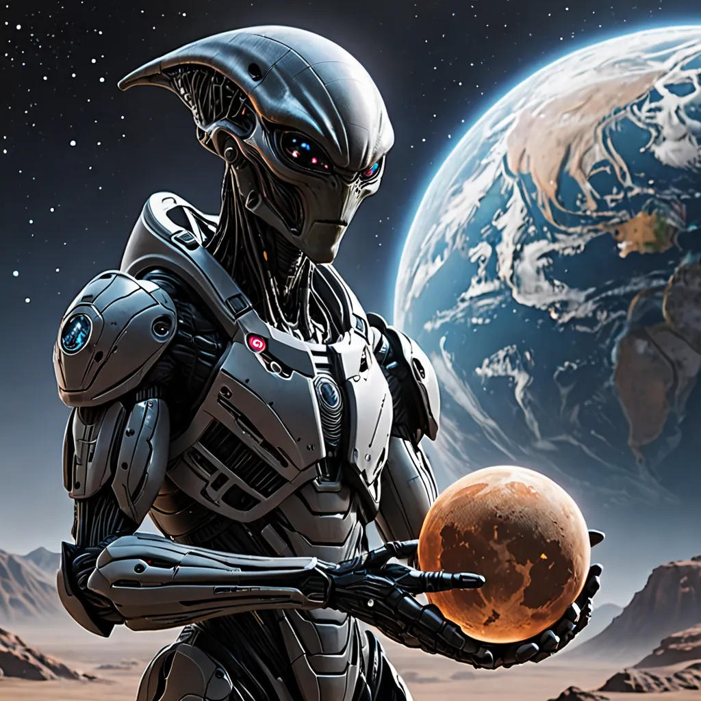 The Alien who stole the moon