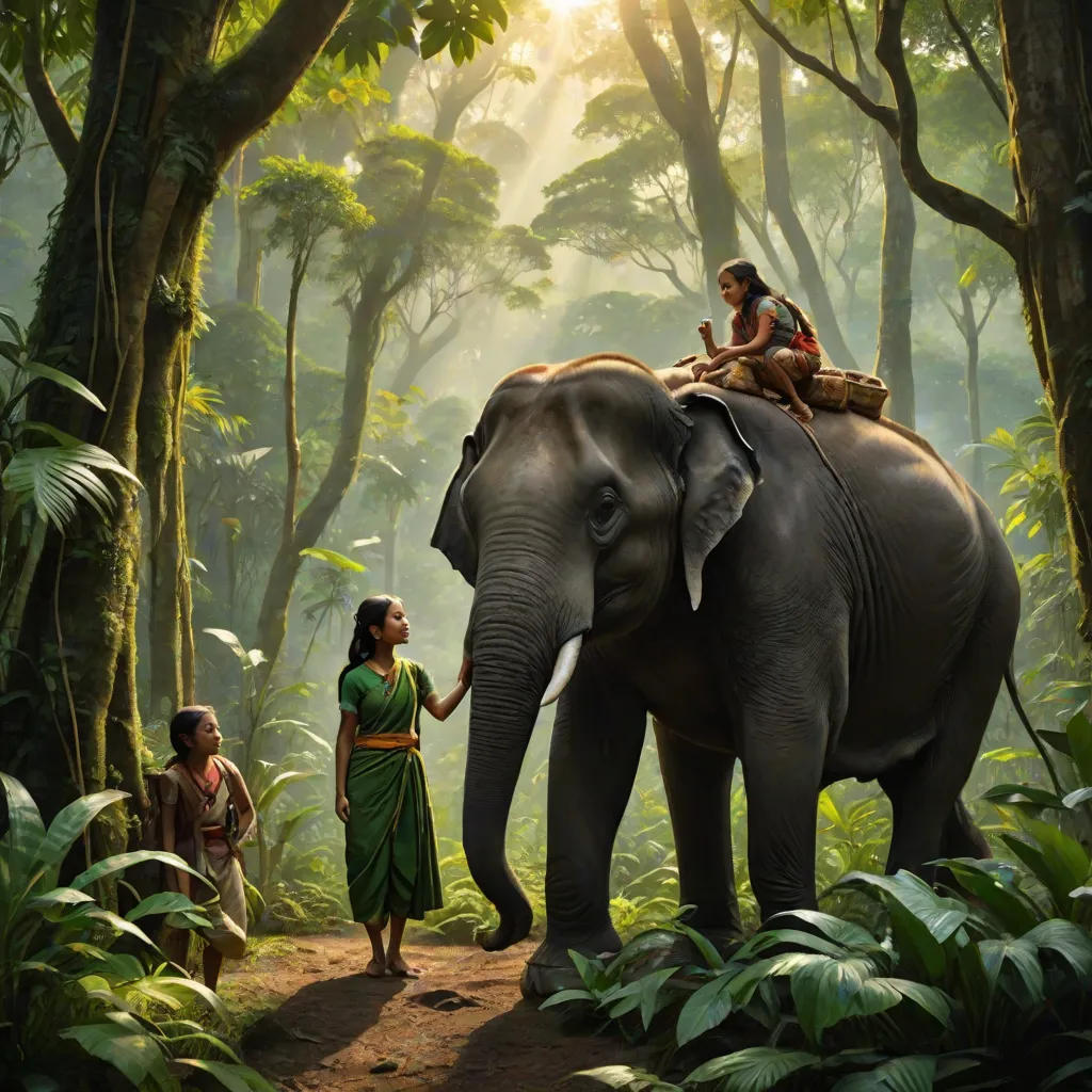 The Apsara's Magical Journey
