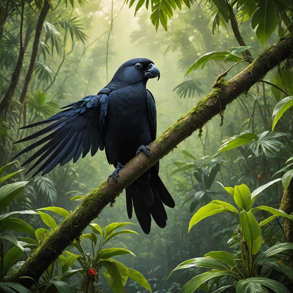 The Clever Crow and the Thirsty Parrot