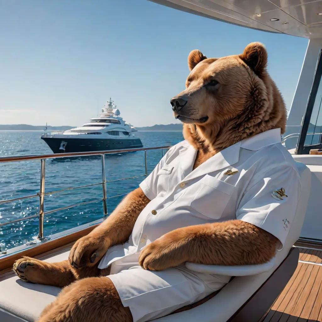 Winston The Bear's Luxurious Yacht Cruise
