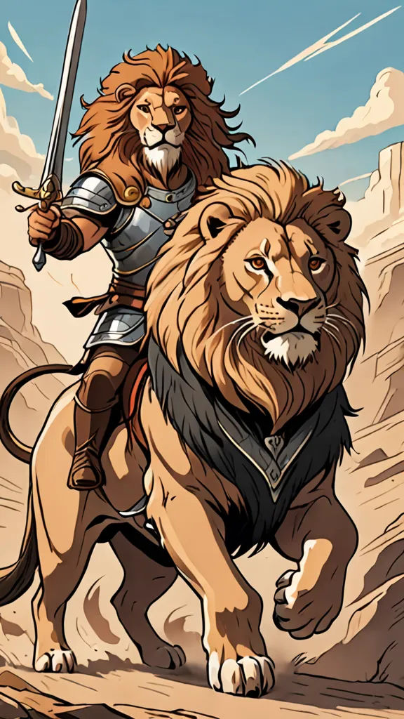 Watch:The Lion Rider | AI Fantasy Videos | Story.com
