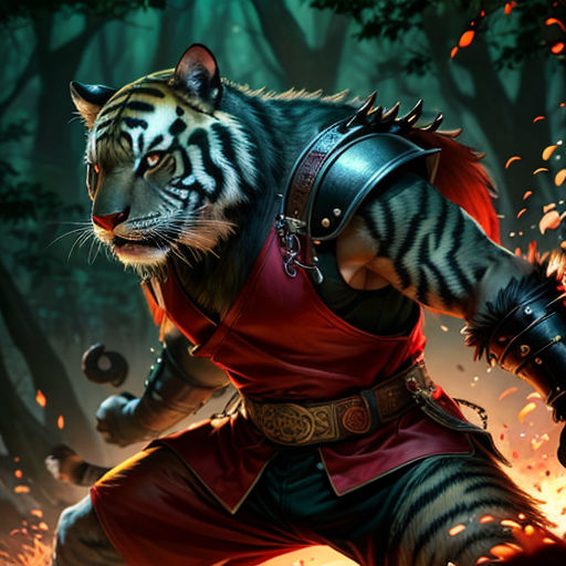 Wu Song Fights the Tiger