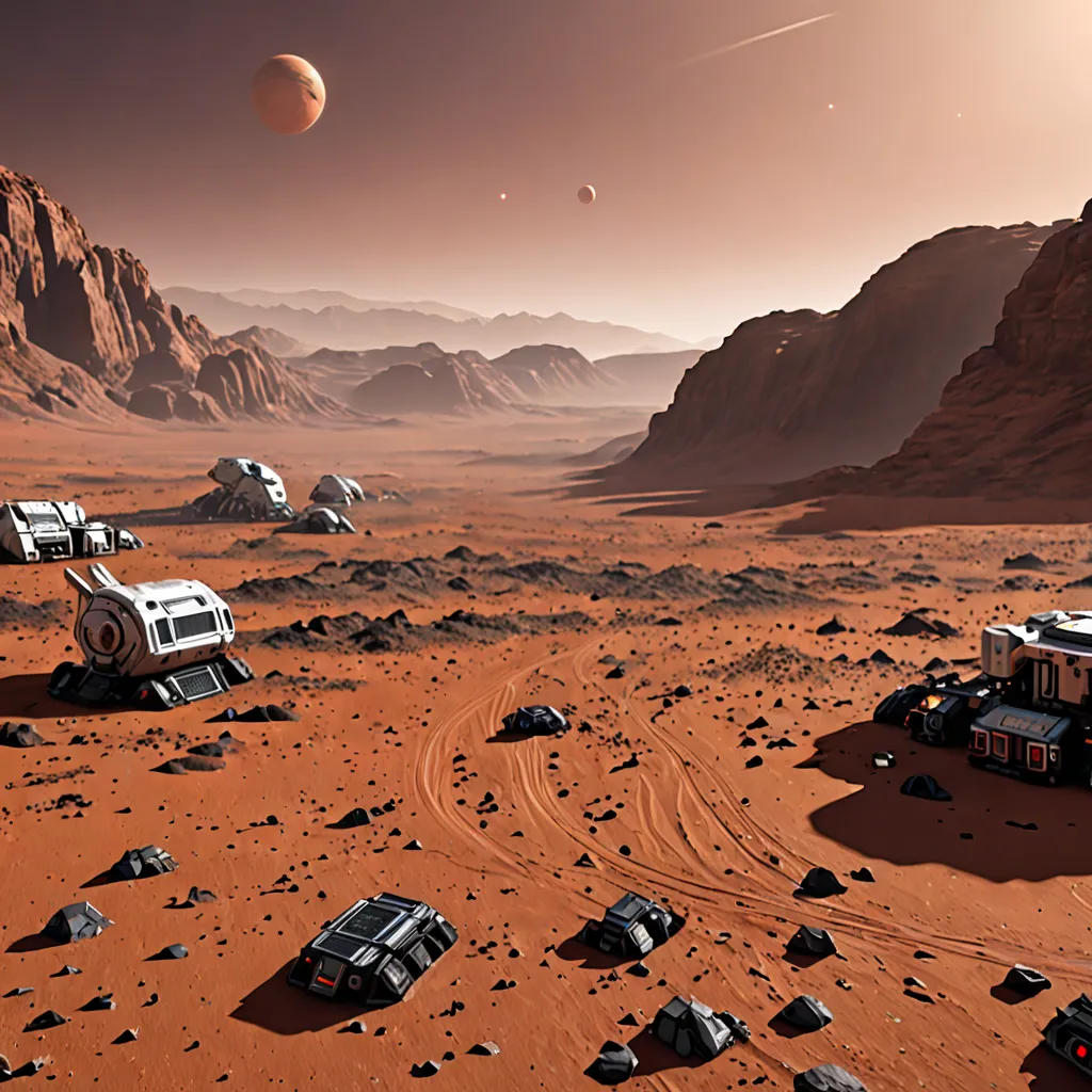 First Footsteps on Mars