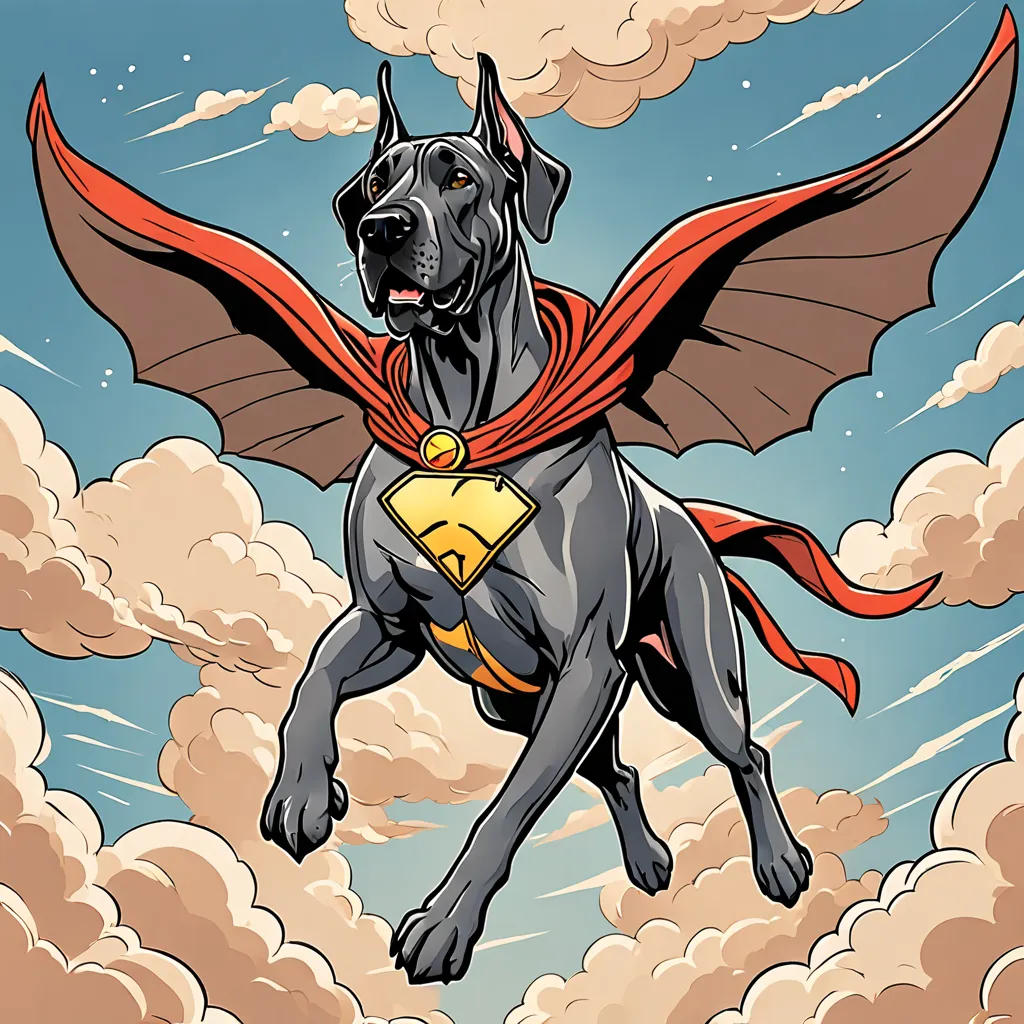 Paxton the Great Dane: Superhero Savior
