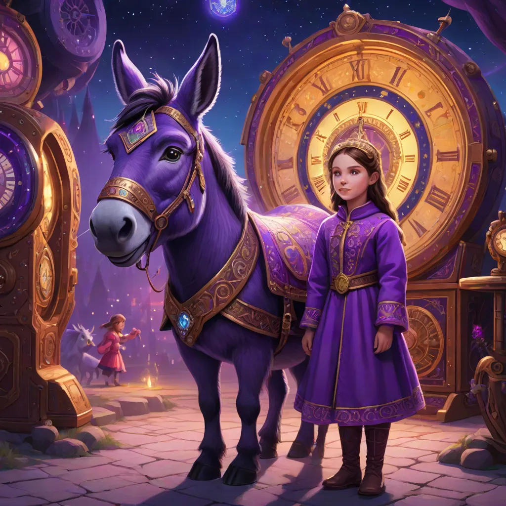 The Purple Donkey and the Time Machine