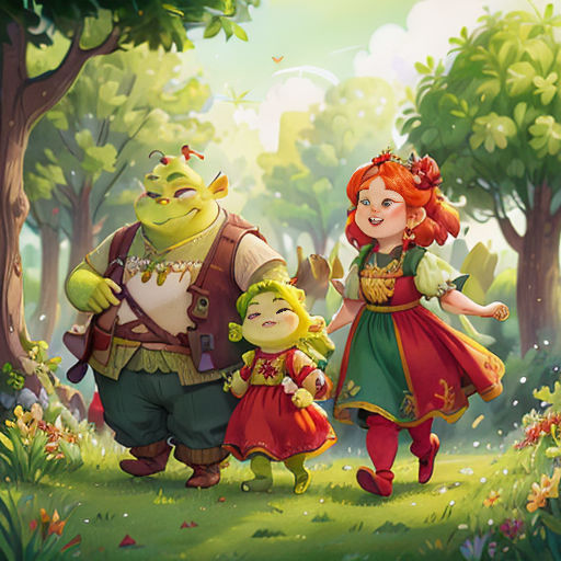 Shrek And Fiona's Love Story