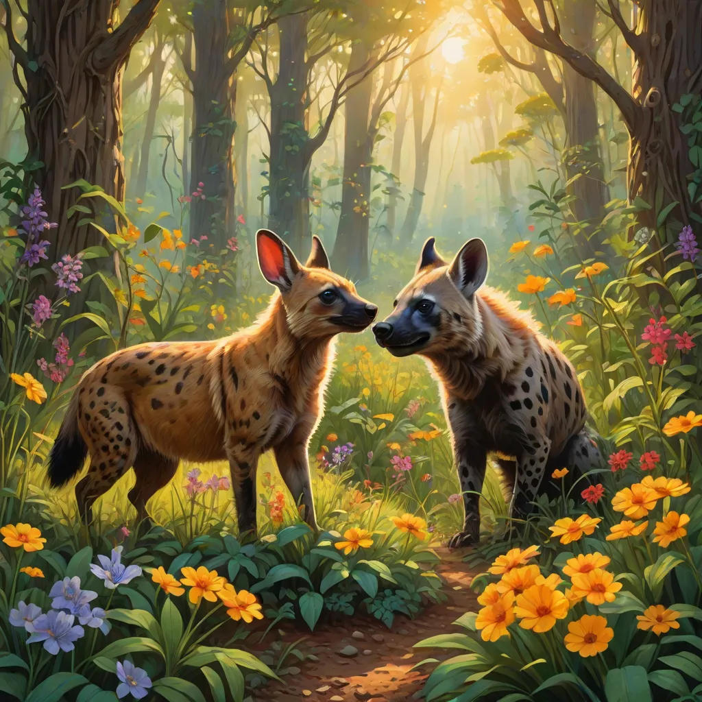 The Little Rabbit and the Stranger Hyena