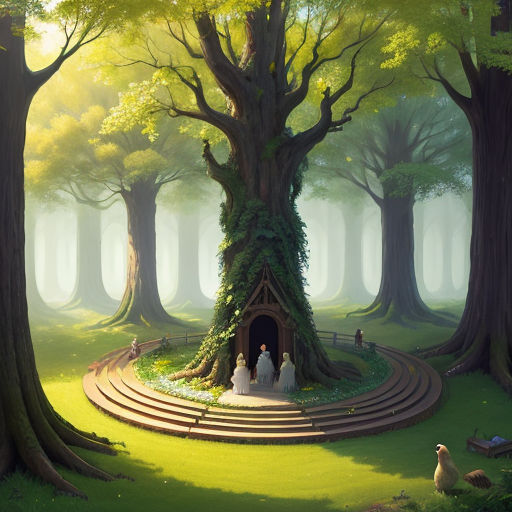 The Enchanted Tree: A Tale of Wisdom and Redemption, by HybridTales