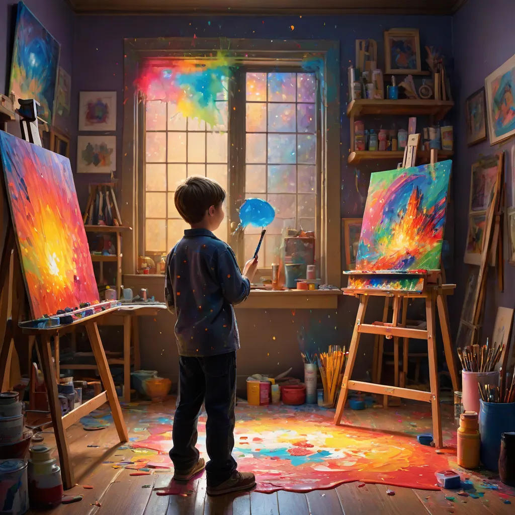 Max and the Magic Paintbrush