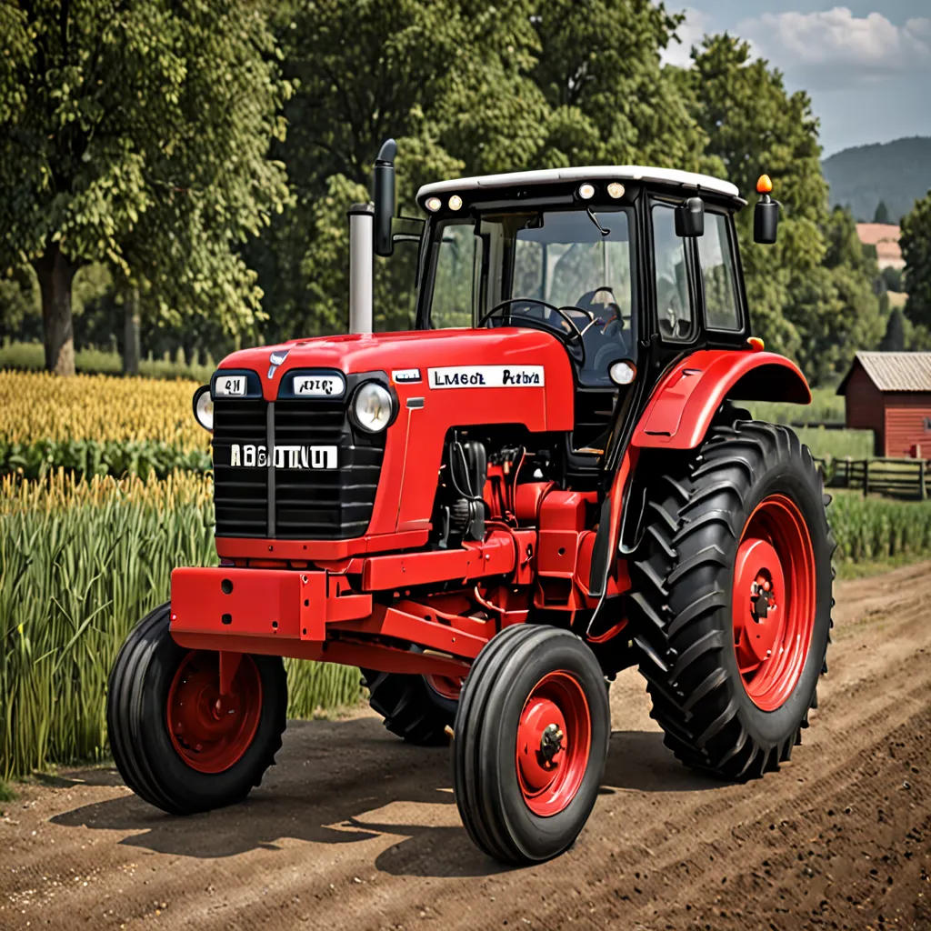 Luca and His Red Tractor