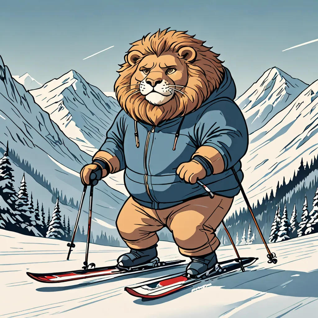 The Lion on the Slopes