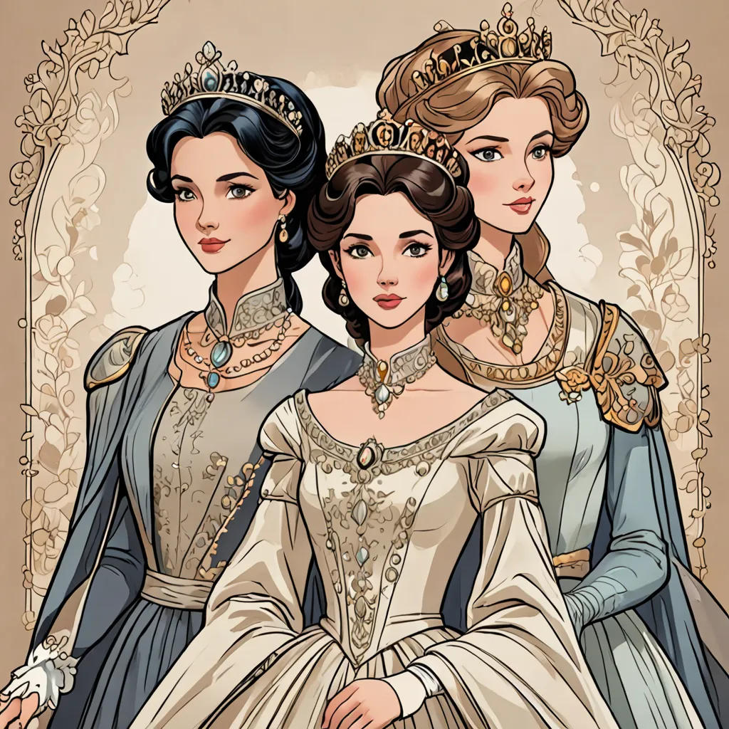 The Three Beauties and the Five Princes