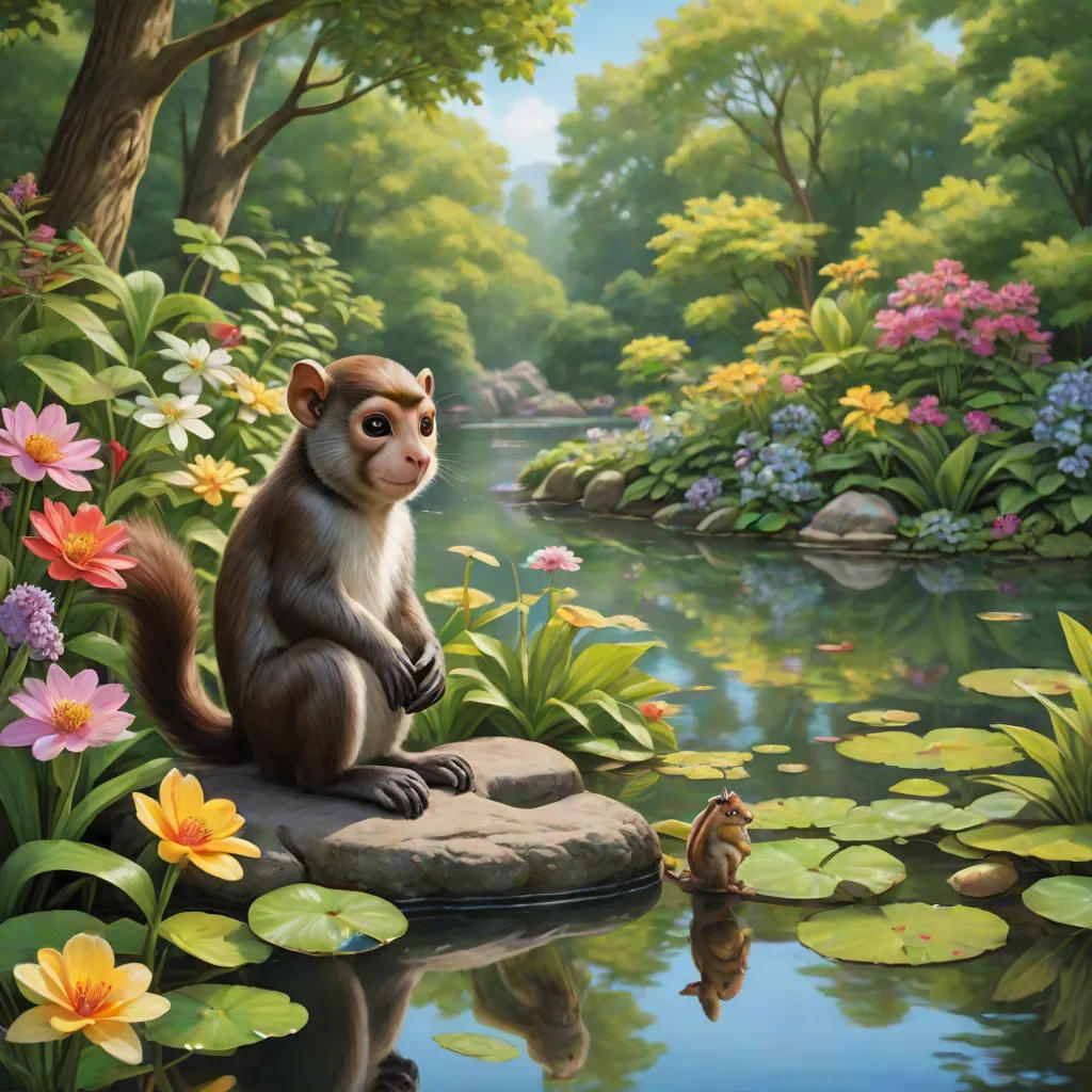 The Tale of Milo and Squeaky: A Jungle Friendship
