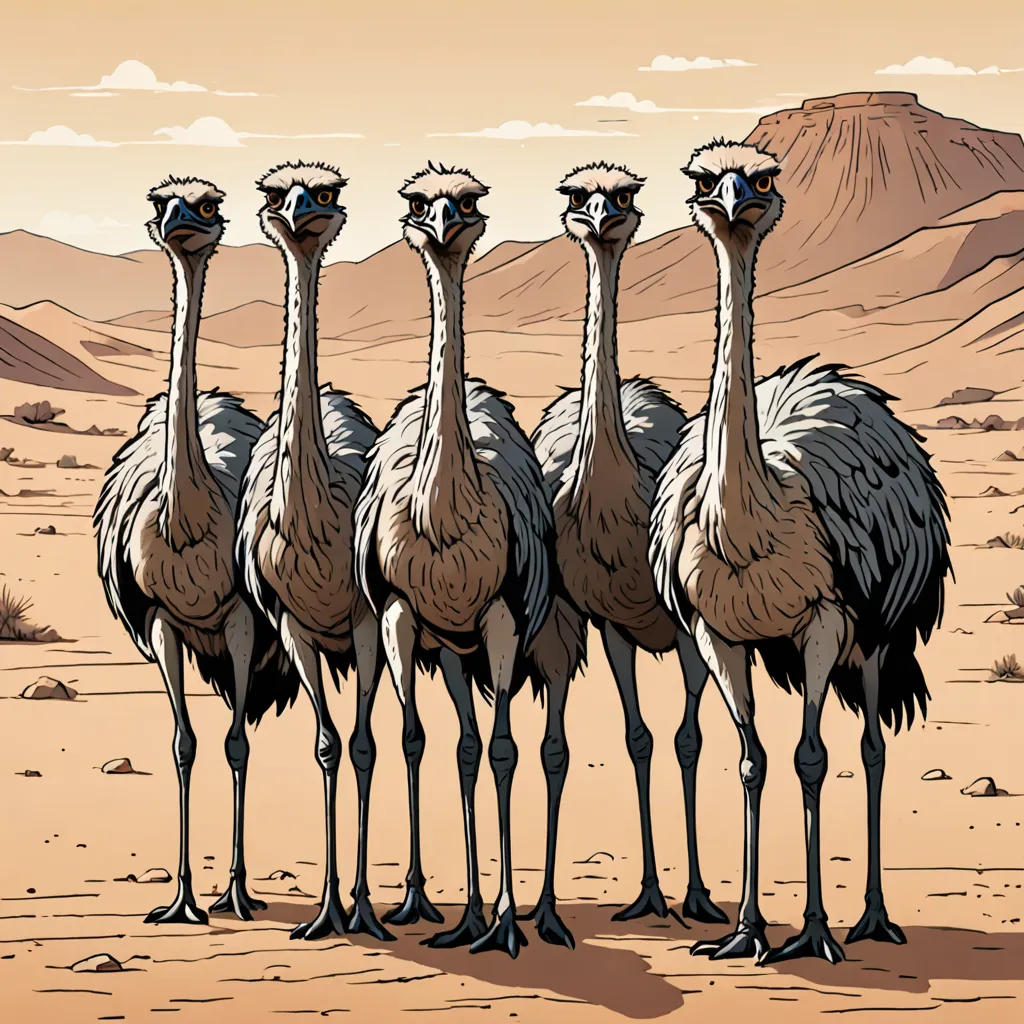 The Lost Ostriches of the Desert