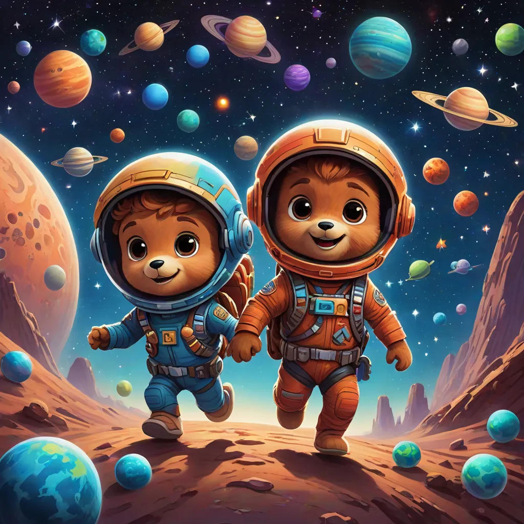 Charlie and Teddy's Space Adventure