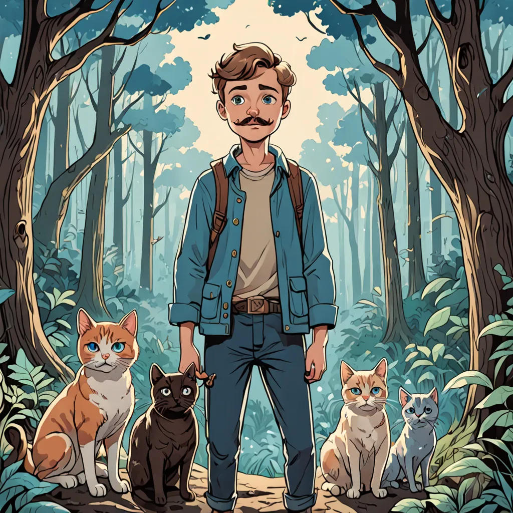 The Moustached Dog and the Blue Eyed Boy