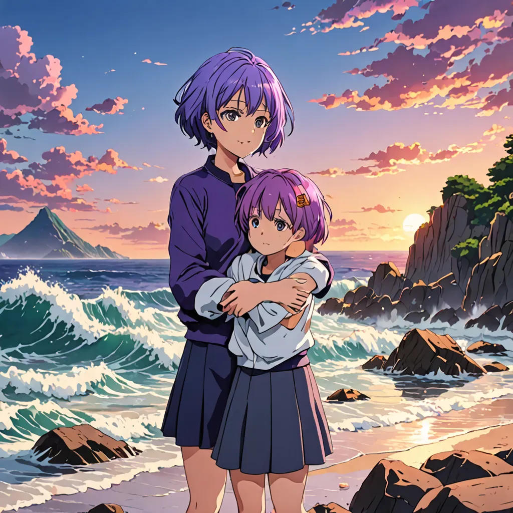The Purple-Haired Guardian