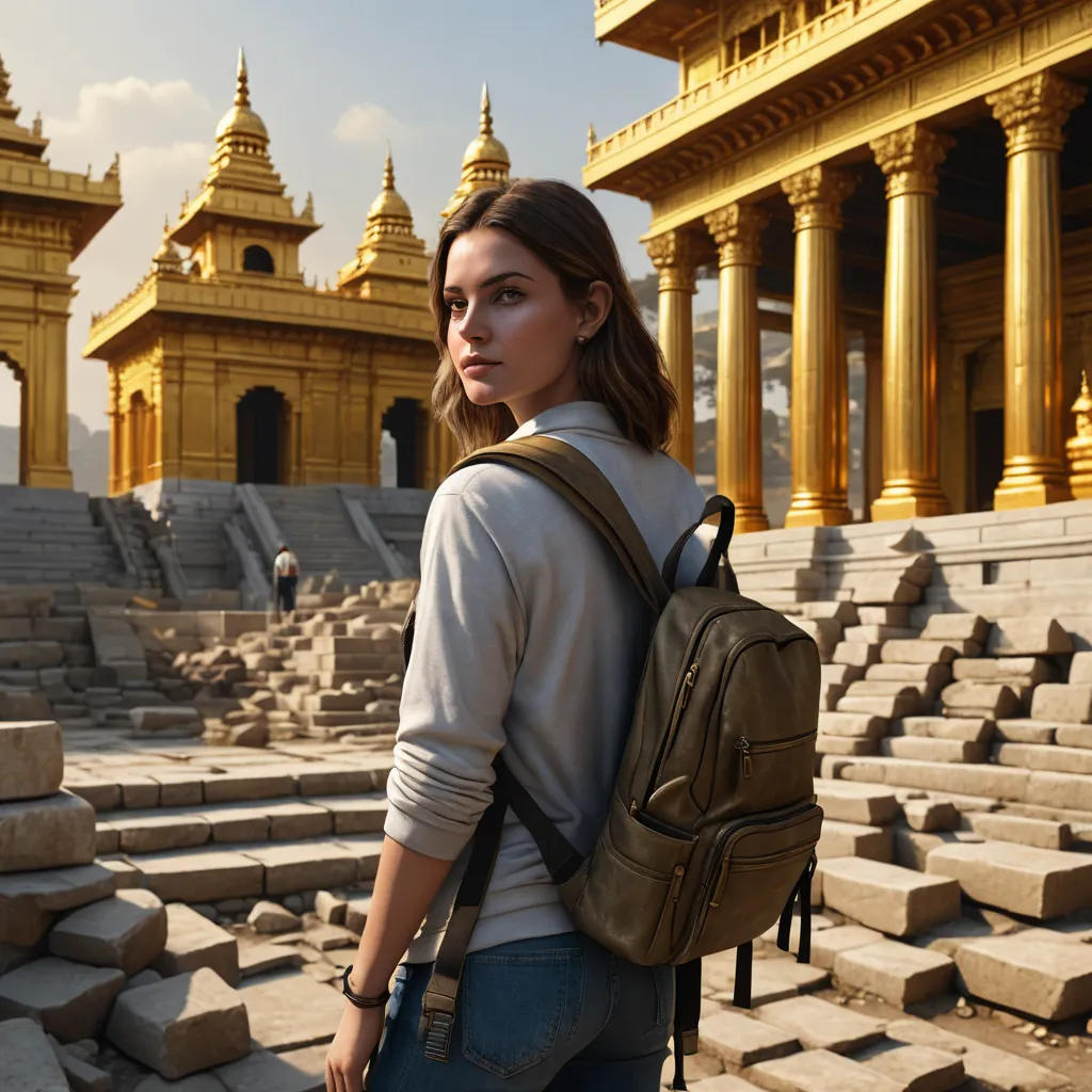 Shamma went to excavate Mohenjo-Daro Golden Temple
