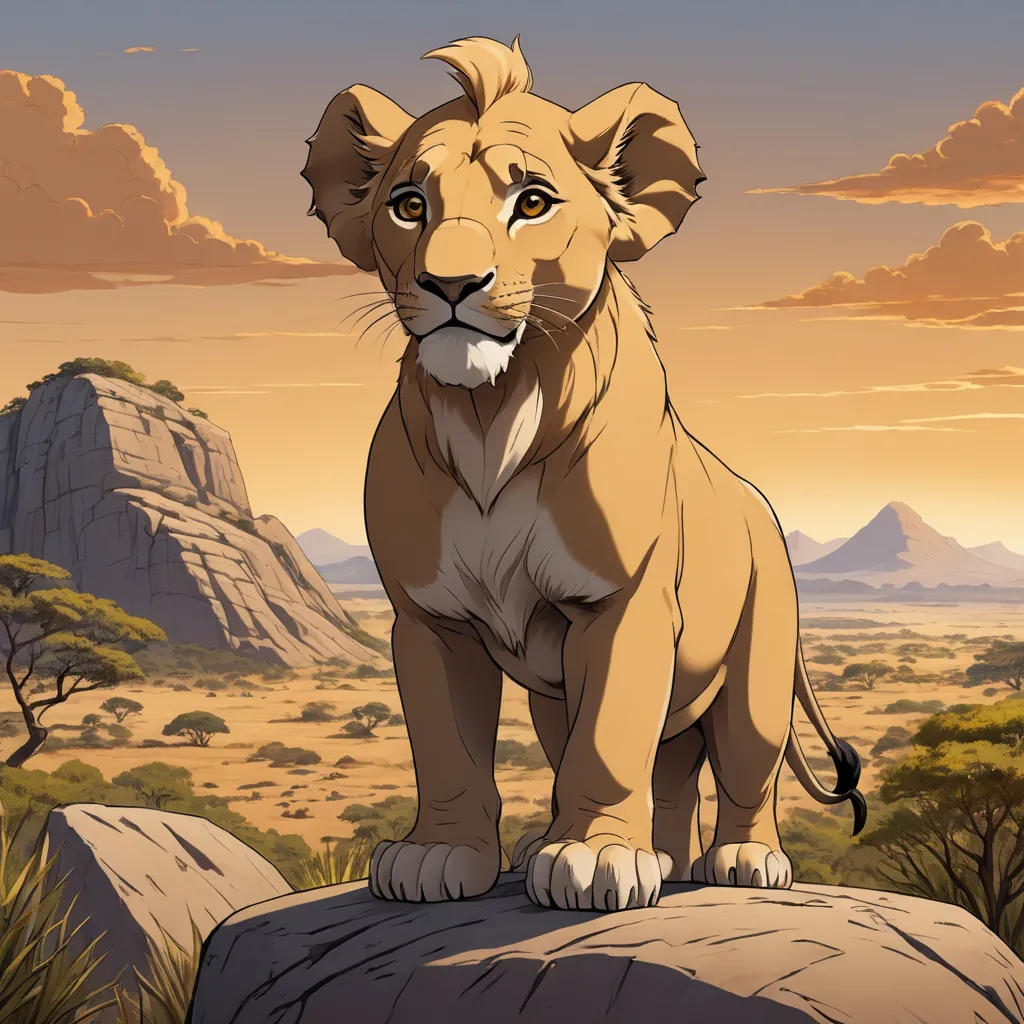 The Adventurous Lion