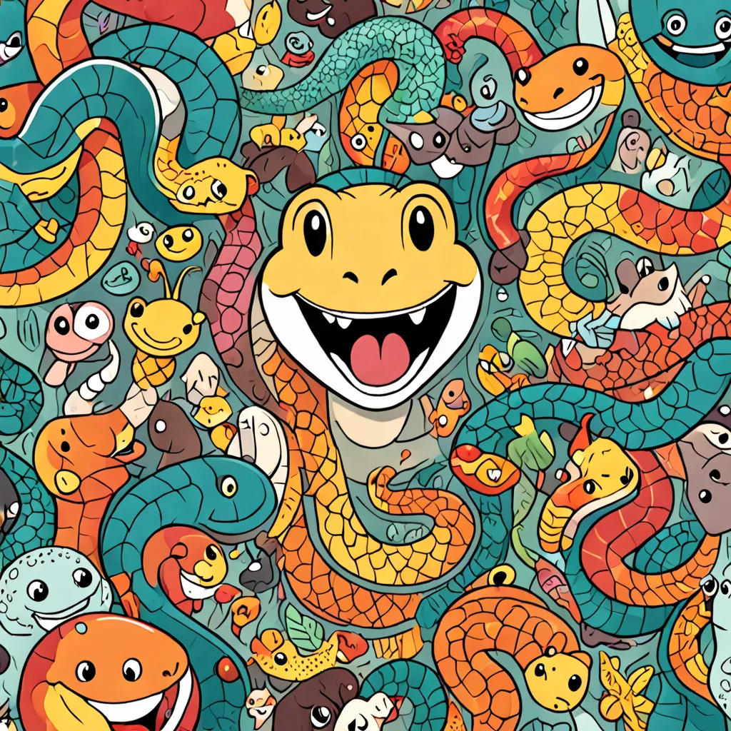 The Friendly Smiley Snake